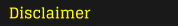 Disclaimer